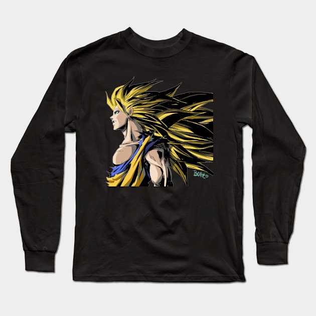 goku ssj3 Long Sleeve T-Shirt by Beatlo